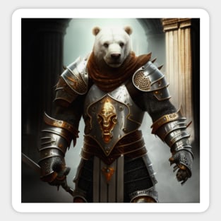 Bear Knight - Barclay Sticker